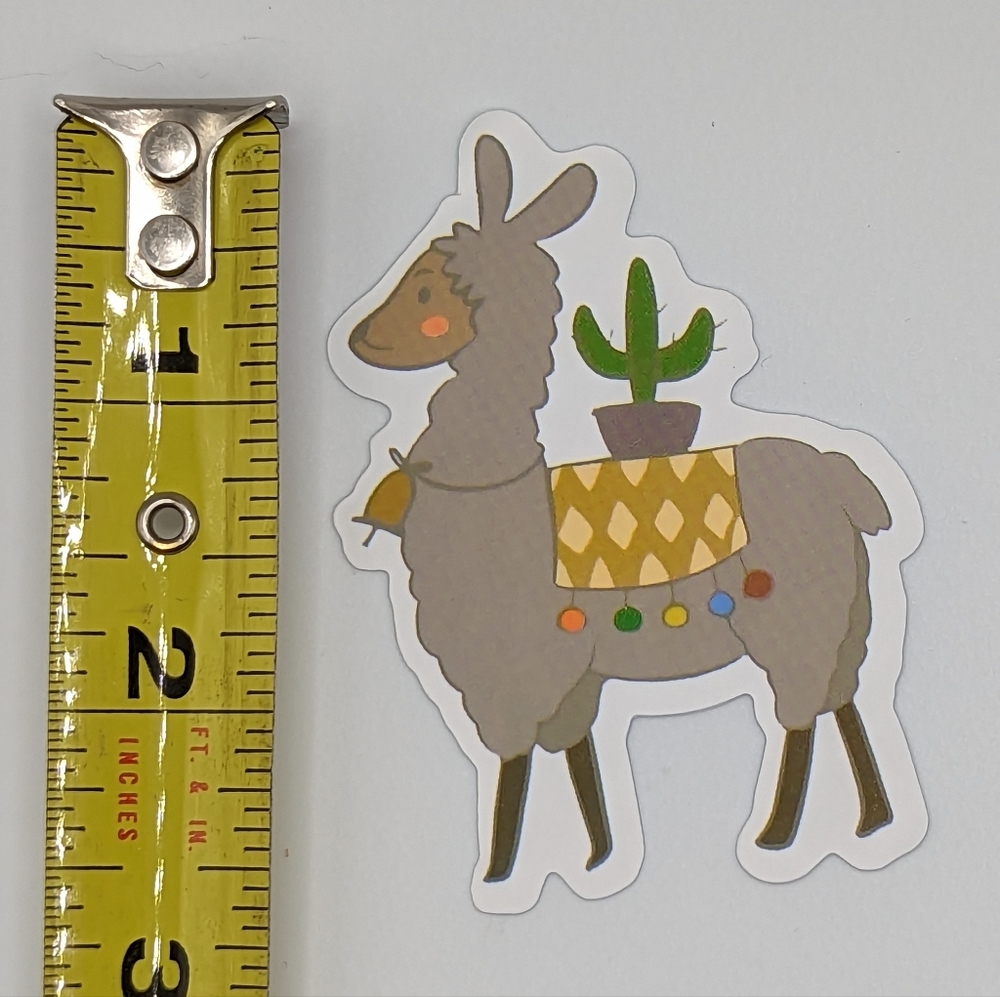 Llama Sticker - Picture 2 of 2